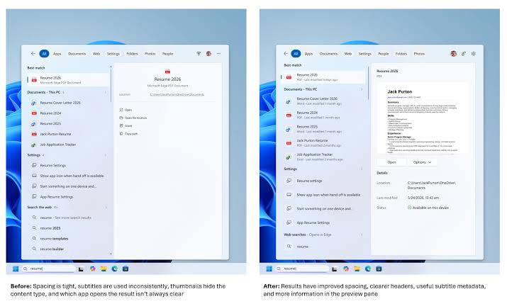 Improving Windows Search Box, with less clutter and more control