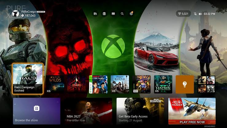 Xbox Adds Dynamic Background & Gamer Pics To Celebrate 25 Years Of Play