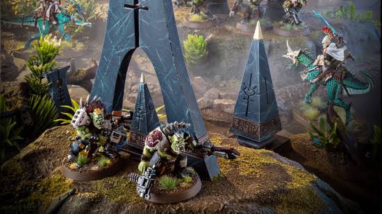 Games Workshop's new 40k Exodite terrain templates capture everything I love about the hobby