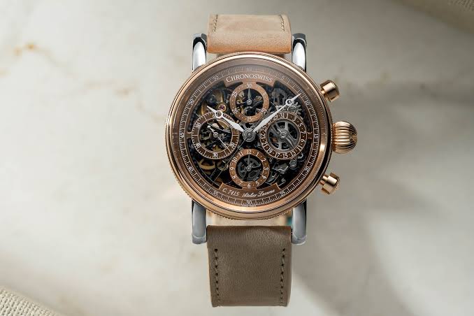 Chronoswiss Goes For The Gold With The New Opus Dakar Sundown And Pulse GMT Frosted Guilloché Gold