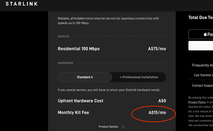 Starlink Quietly Introduces Monthly Hardware Rental Fee