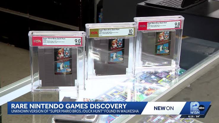 Rare Nintendo cartridges discovered in Waukesha storage box