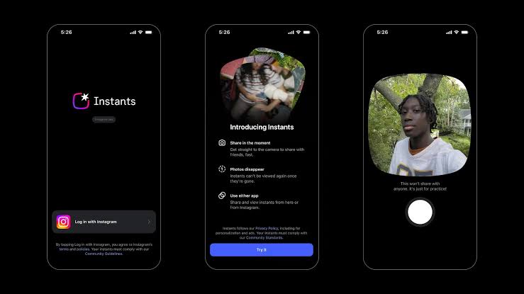 Instagram Quietly Launched a New Snapchat Rival Called "Instants"
