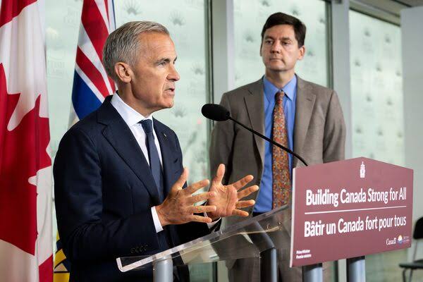 Carney, Eby strike multibillion-dollar major projects deal ahead of West Coast pipeline announcement