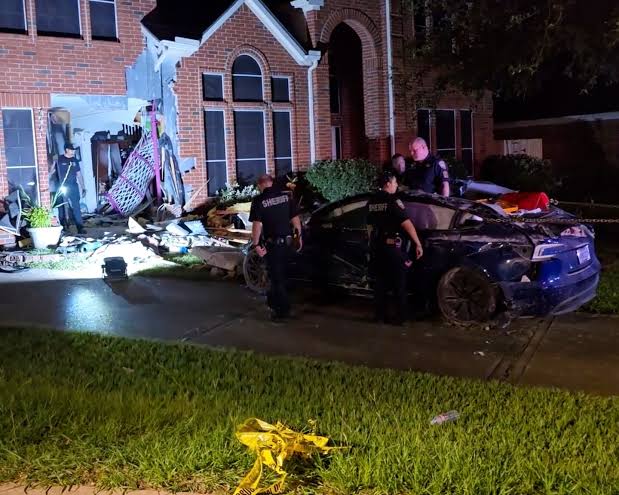 Driver charged with manslaughter after Tesla strikes home, killing 76-year-old