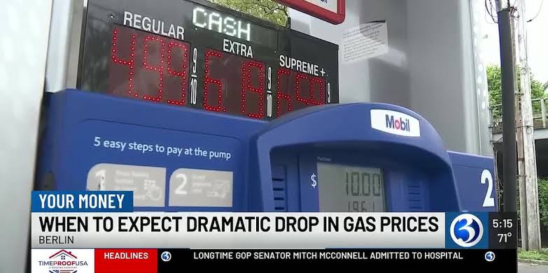 Gas prices drop in Connecticut, but experts say full decline will take months