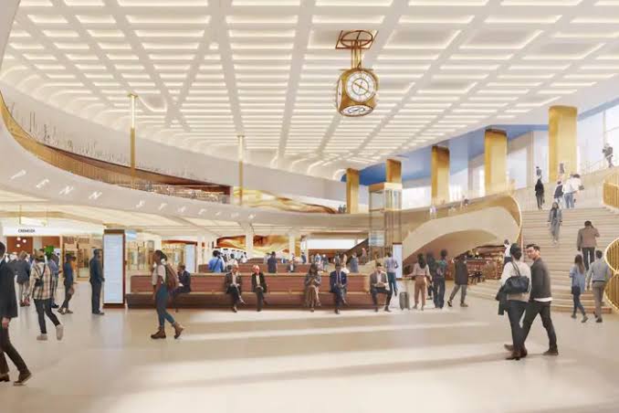 Amtrak's Penn Station plan includes loads of public benches, a rarity in NYC