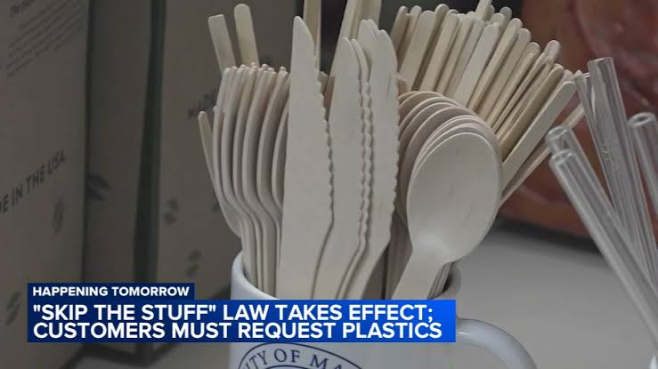 New Jersey's 'Skip the Stuff' law takes effect, banning plastic utensils and changing takeout orders
