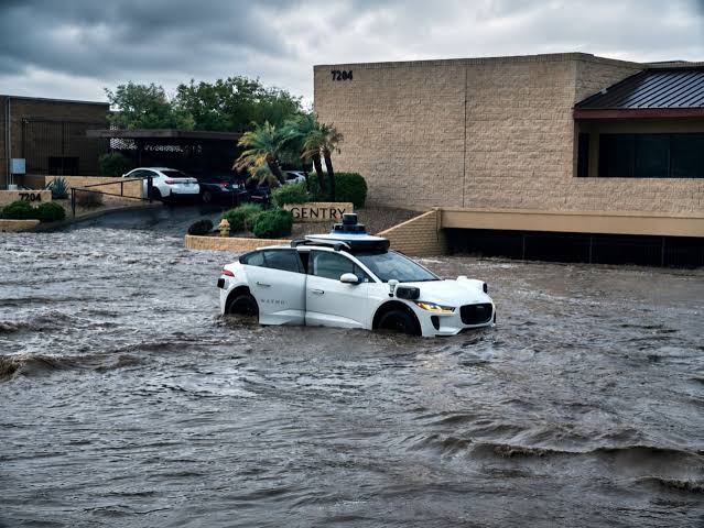 Waymo's Self-Driving Car Saw the Flood and Drove In Anyway. Here's The Problem Plaguing Every Robotaxi.