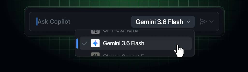 Gemini 3.6 Flash is now available in GitHub Copilot