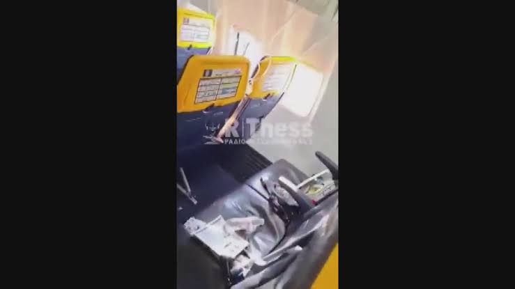 Passenger partially sucked out of Boeing jet after engine failure shatters window as company celebrates new production line