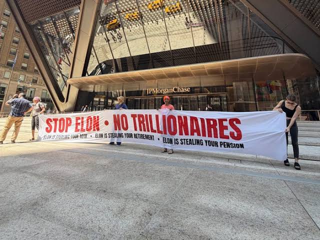 I went to a SpaceX IPO protest. The target wasn't just trillionaires — it was Wall Street.