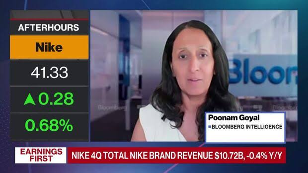 Nike Declines Following Cautious Commentary on Demand