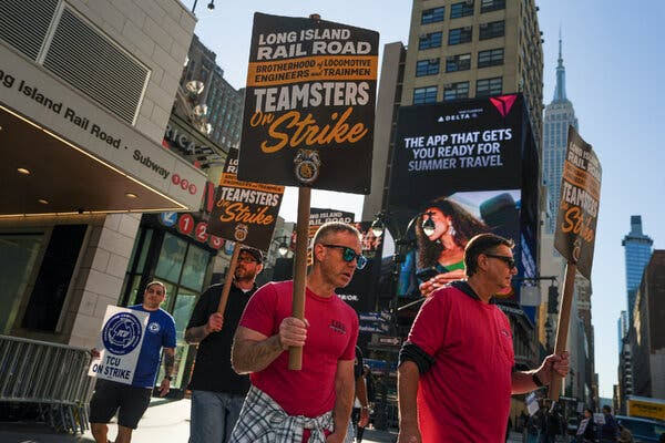 LIRR Labor Strike Shuts Down Busiest U.S. Passenger Rail Service