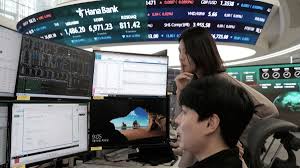 Asian shares mostly decline with South Korea's Kospi down 6.6%, while oil prices slip