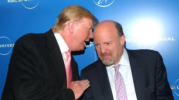 Jim Cramer froze on live TV after seeing Trump's 3,700 stock trades — here's what's in the president's portfolio