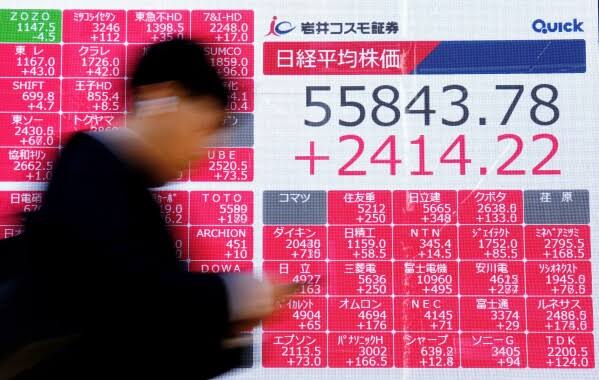 Asian benchmarks jump after oil prices sink in response to the Iran ceasefire