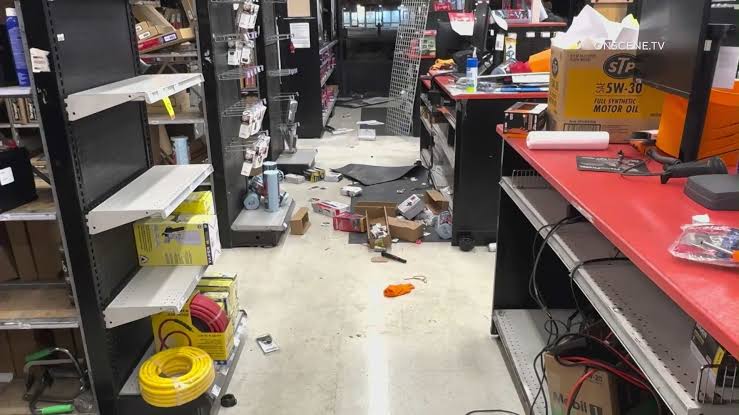 AutoZone ransacked during street takeover for 2nd time in 24 hours