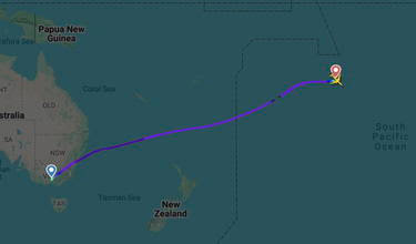 Dallas-Bound Qantas 787 Diverts To Tahiti After Belligerent Man Bites Crew