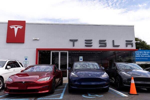 Tesla Profit Falls Even as Car Sales Rebound