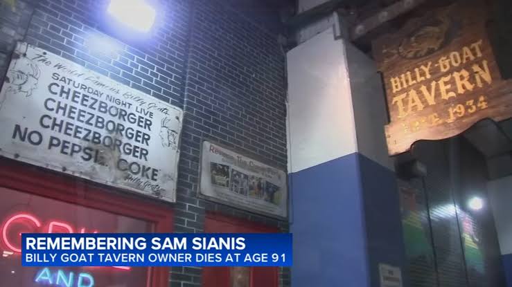 Sam Sianis, longtime owner of iconic Billy Goat Tavern, dies, restaurant says