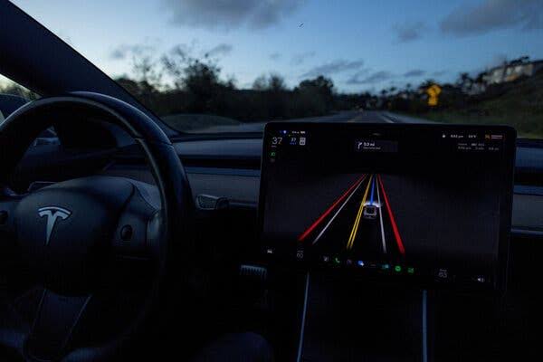 Tesla Driver Using Autopilot in Texas Crash Is Charged With Manslaughter