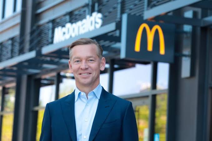 McDonald’s CEO roasted yet again for eating on-camera — after offering tips on how to look less awkward doing it