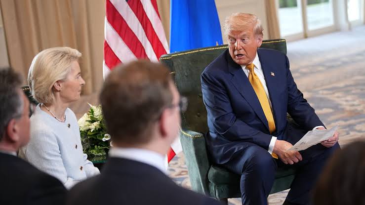 Trump threatens EU with 'substantial TARIFF' for 'ROBBING' U.S. tech giants