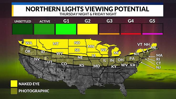 Pre-4th fireworks? Northern lights possible tonight/Friday night