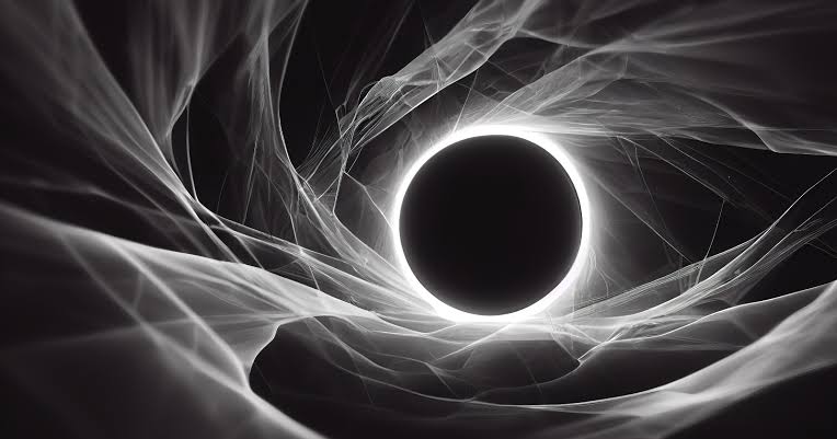 A black hole does not merely bend space; it bends time, pulling it so severely that at the event horizon, time as experienced from the outside appears to stop entirely, meaning something falling in would seem, to a distant observer, to freeze at the edge