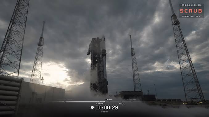 For a second time, poor weather scrubs Cargo Dragon mission launch to the space station
