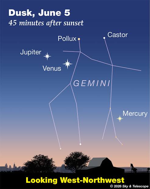 This Week's Sky at a Glance, June 5 – 14