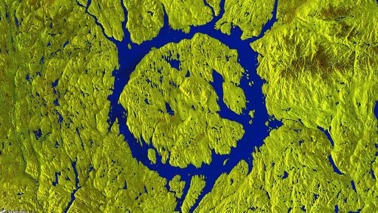 It’s larger than Greater London and lies in the crater of an asteroid that struck Earth 214 million years ago… Now it’s home to black bears
