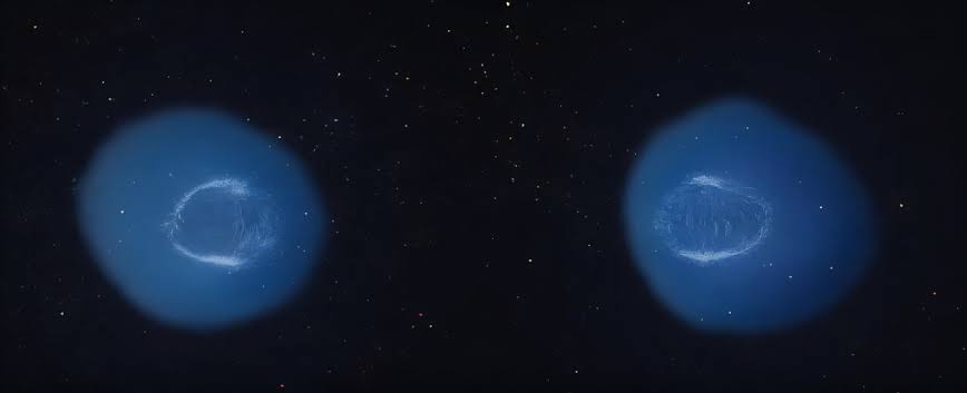 Third time's the charm for a row of faint galaxies without dark matter