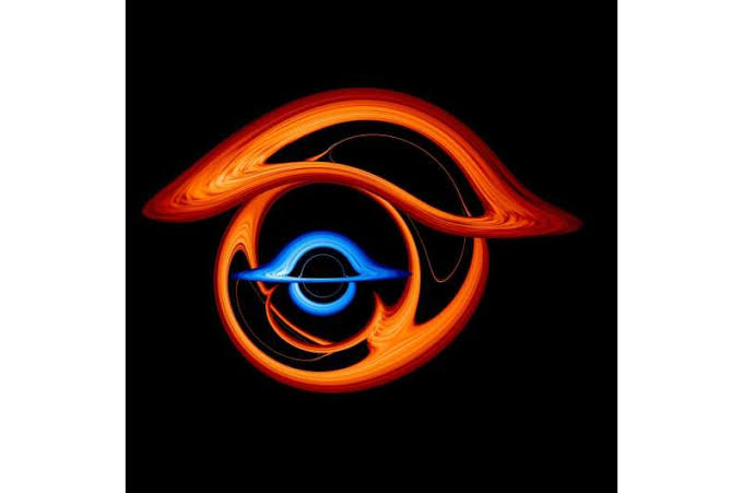 A 'direct wave' from colliding black holes reveals signature of a whirlpool in spacetime