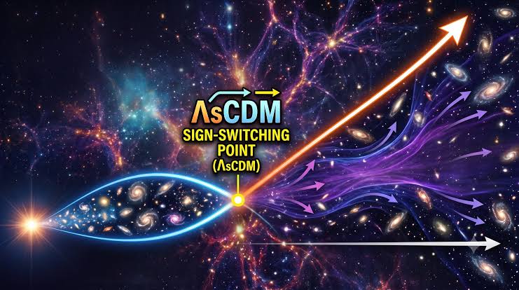 Dark energy flips its sign, but the Hubble tension refuses to budge