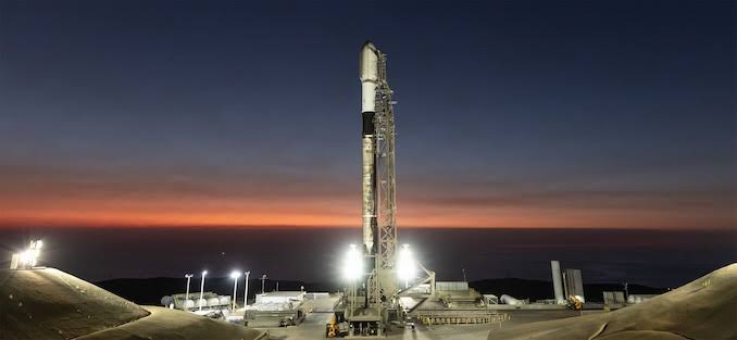 SpaceX launches 24 Starlink satellites on Falcon 9 rocket launch from Vandenberg SFB