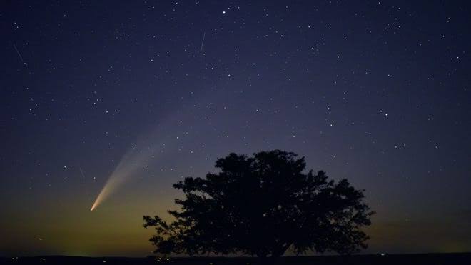 You can see this comet tonight. But you'll need a telescope or binoculars