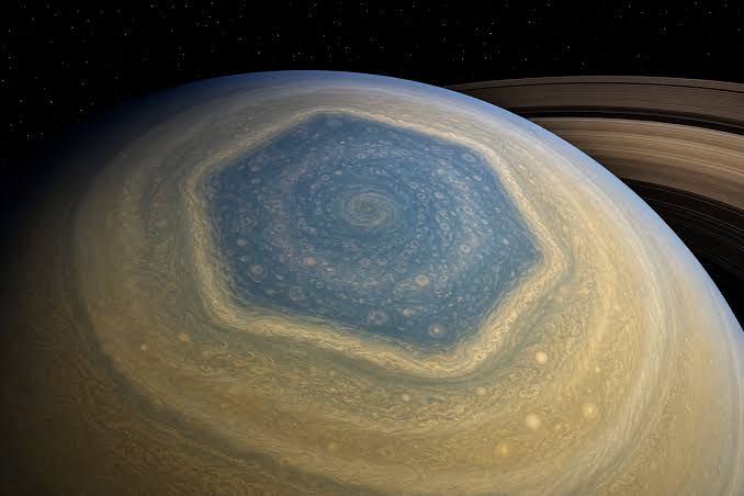 Saturn has a six-sided storm system wider than Earth, and scientists still cannot fully explain why its perfect shape refuses to disappear