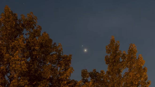 Planetary conjunction to appear this weekend. Where to look