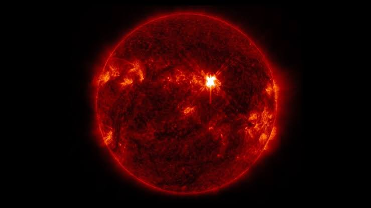 NASA releases stunning image of ‘strong solar flare’