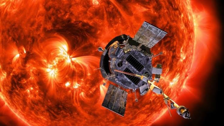 In December 2024 a NASA spacecraft flew straight into the Sun's outer atmosphere at 430,000 miles per hour, the fastest any human-made object has ever moved, through a region millions of degrees hot — and survived because a 4.5-inch carbon shield kept
