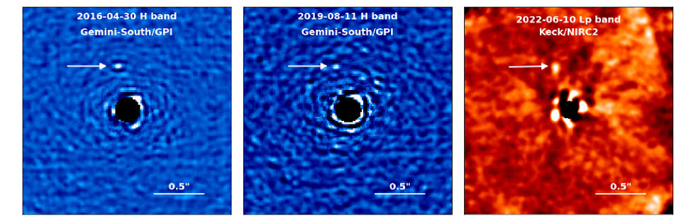 A planet orbiting twin suns was directly photographed in 2025, hugging its two stars six times closer than any other world ever found in a binary system — a real version of Tatooine that should not, according to current theory, be able to exist there