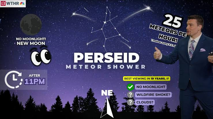 1 week away from the peak of the Perseid meteor shower; where to look and when | 13Weather Blog