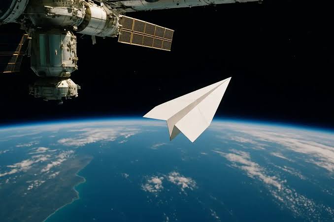 What Happens When You Throw a Paper Plane From Space? These Physicists Found Out