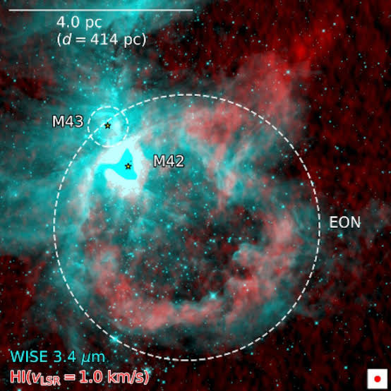 Astronomers Uncover Hidden Structures Surrounding Orion Nebula