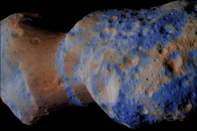NASA Flyby Reveals Violent Origin of Weird Peanut-Shaped Asteroid