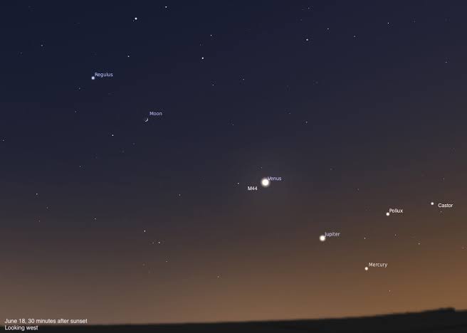 The Sky Today on Thursday, June 18: The Moon and the Sickle