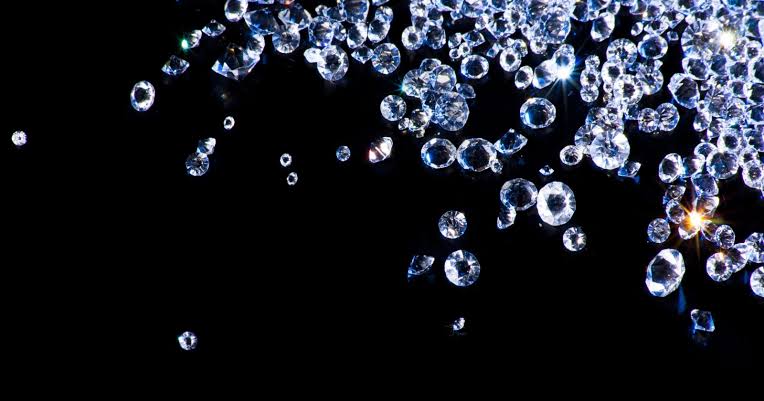 Deep inside the planet Neptune, the pressure is so extreme that carbon atoms are crushed into actual diamonds — which then rain downward in solid showers through the planet's interior — and recent laboratory experiments have successfully recreated the c