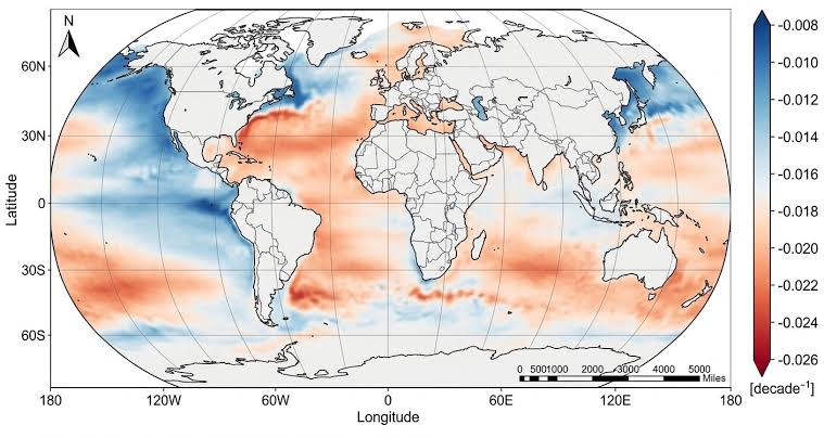 Ocean acidification emerging as a planetary signal linking today's carbon emissions to Earth's deep-time memory